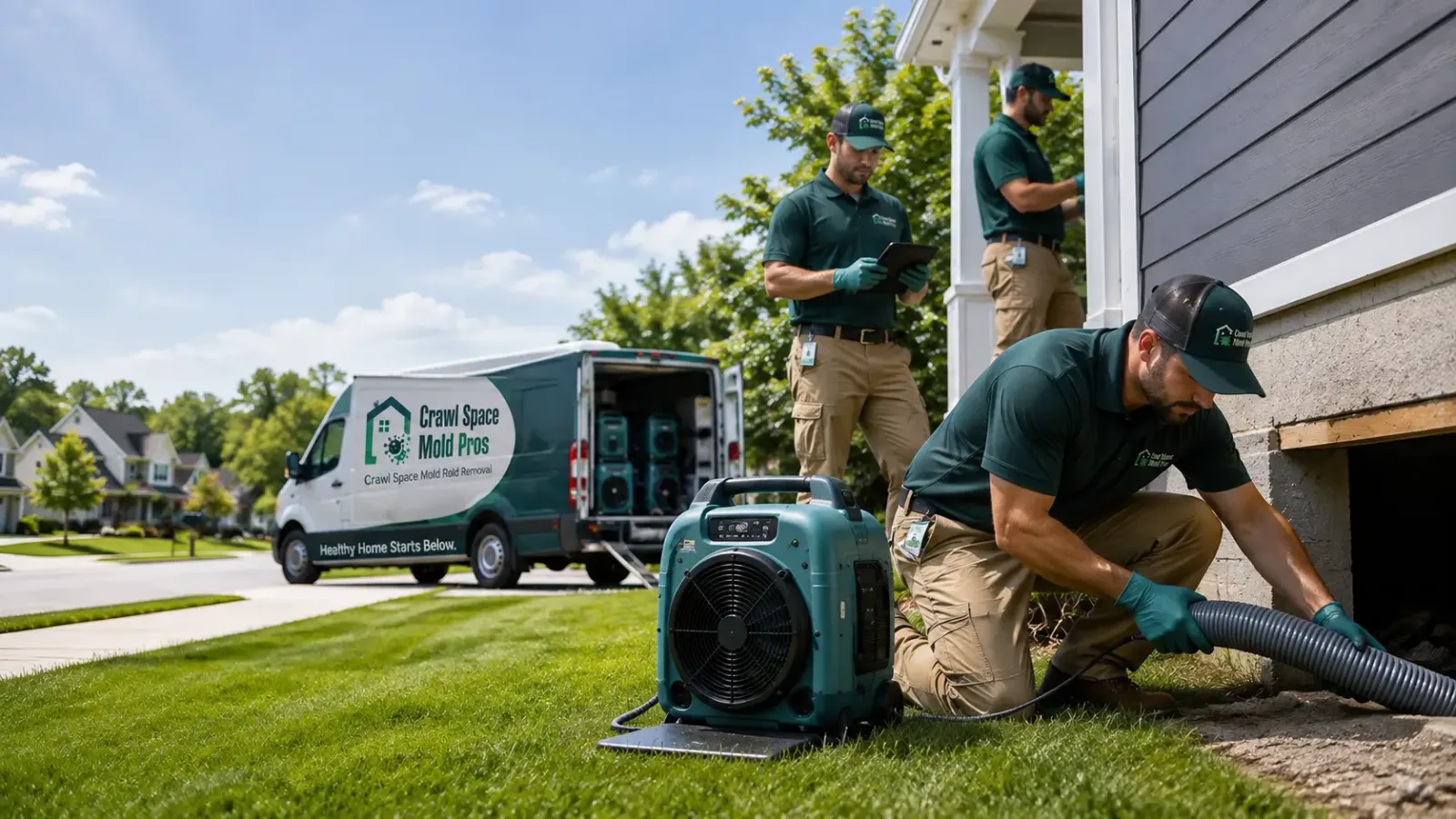Crawl Space Mold Removal in What Cheer, IA